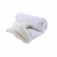 Snow Shepherd SW150-IVO 36 x 42 in. Baby Blanket Ivory Flannel