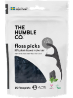 The Humble Co.® Mint and Charcoal Infused Floss Picks Perspective: Main