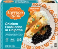 Saffron Road® Chicken Enchiladas Al Chipotle Gluten-Free Mexican Frozen Dinner Perspective: Main
