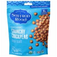 Saffron Road® Organic Gluten-Free Non-GMO Sea Salt Crunchy Chickpeas Perspective: Main