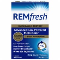 REMfresh® Advanced Ion-Powered Melatonin Caplets 2mg Perspective: Main