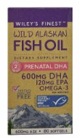 Wiley's Finest  Wild Alaskan Fish Oil Prenatal DHA