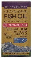 Wiley's Finest  Wild Alaskan Fish Oil Prenatal DHA