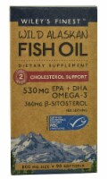 Wiley's Finest  Wild Alaskan Fish Oil Cholesterol Support