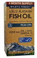 Wiley's Finest Wild Alaskan Fish Oil Peak EPA Fish Softgels 1250mg