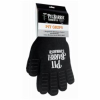 Pit Barrel Cooker Co. One Size Fits All Fiber/Silicon Black Gloves