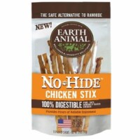 Earth Animal 857253003711 No Hide Chicken Stix Dog Treats, Pack of 10