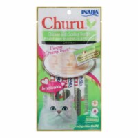 Inaba® Churu Chicken with Scallop Puree Wet Cat Food