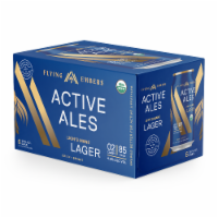 Flying Embers Active Ales Lion's Mane Lager Perspective: Main