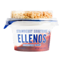 Ellenos® Strawberry Shortcake Delightfully Creamy Greek Yogurt Cup Perspective: Main