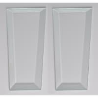 American Mantle FBG900 Tempered Bevelled Glass Panes for Outdoor Gaslights FBG900
