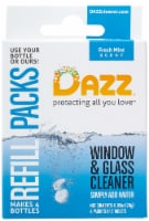 Dazz Window and Glass Cleaner Fresh Mint Refill Tablets