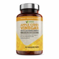 Vitamin Bounty Apple Cider Vinegar with Cayenne Pepper Veggie Caps Perspective: Main