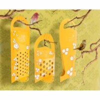 Fresh Brands 08773X Bird Feeder All Gods Creatures Matthew 6 26 Yellow