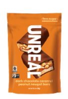 Unreal® Dark Chocolate Caramel Peanut Nougat Bars