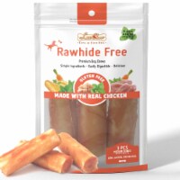LuvChew Rawhide Free Long-Lasting Chicken Retriever Rolls - Medium