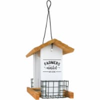 Wild Wings Cedar Farmhouse Hopper Bird Feeder