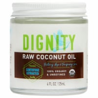 Dignity Coconuts 300883 Organic Virgin Coconut Oil, Centrifuge Raw, 4 oz - Pack of 12
