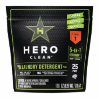 Hero Clean 1699941 Juniper Scent Laundry Detergent Pod, 25 Per Pack - Case of 6