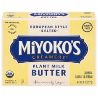 Miyoko's Creamery Salted European Style Plant Milk Butter 8 oz Perspective: Main