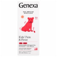 Genexa Kids' Pain & Fever Gluten-Free Blueberry Acetaminophen Oral Suspension