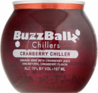 BuzzBallz Chillers Cranberry Chiller Ready to Drink Cocktail Single Can Perspective: Main