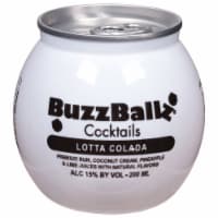 BuzzBallz Lotta Colada Ready to Drink Cocktail Single Can Perspective: Main
