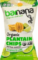 Barnana Organic Ridged Acapulco Lime Plantain Chips