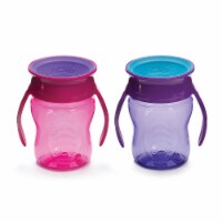 Wow Cup Pink & Purple Baby 360 Spill Free Cups 2 Count
