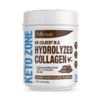Divine Health Keto Zone Dark Chocolate Hydrolyzed Collagen Protein Powder