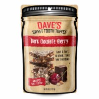 Dave's Sweet Tooth Dark Chocolate Cherry Gourmet Soft Toffee Valentine Candy Perspective: Main
