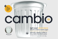 Cambio Roasters Light Roast Donut Blend Recylable Pods Perspective: Main
