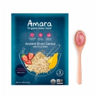 Amara  Organic Baby Food Ancient Grain Cereal with Fruit Bites Stage 3
