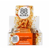 88 Acres Spiced Cinnamon Maple Seed and Oat Bars Perspective: Main