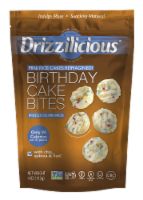 Drizzilicious® Vegan Birthday Cake Bites Mini Rice Cakes