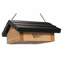 Natures Way Bird Products 66213 Upside-Down Suet Feeder  Bamboo - 2 Cake