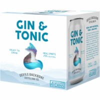 Devils Backbone Brewing Company Gin & Tonic Ready to Drink Canned Cocktail Perspective: Main