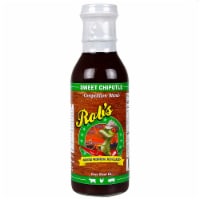 Rob's Sweet Chipotle BBQ Rib Glaze 14.5 Oz Award Winning Savory Smokey 00416