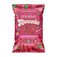 Fresh Bellies® Groovies Turn up the Beet Beet & Onion & Paprika Sorghum Veggie Puffs Snack
