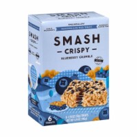 Smashmallow Marshmallow Rice Treats - Smashcrispy Blueberry Crumble - Case of 8 - 6/1.15 oz
