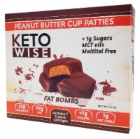 Keto Wise Peanut Butter Cup Patties Fat Bombs