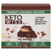 Keto Wise Peanut Caramel Nougat Fat Bombs