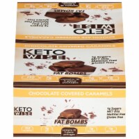 Keto Wise Chocolate Covered Caramels Fat Bombs