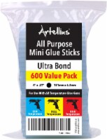 Mini Hot Glue Gun Sticks (Huge Bulk Pack of 600) 4  w 0.27 Diameter Compatible w Glue Guns