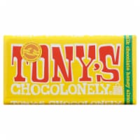 Tonys Chocolonely Bar Chocolate Milk Honey Almond 6.35 oz (Pack Of 15)