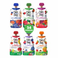 Once Upon a Farm | Organic Cold-Pressed Snack Sampler | Pack of 24