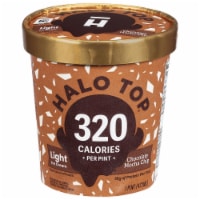 Halo Top Chocolate Mocha Chip Light Ice Cream Pint Perspective: Main