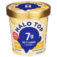 Halo Top® Keto Banana Cream Pie Ice Cream Pint Perspective: Main