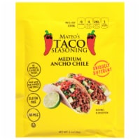 Mateo's Medium Ancho Chile Taco Seasoning Perspective: Main