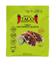 Mateo's Mild Southwest Ranch Taco Seasoning Perspective: Main